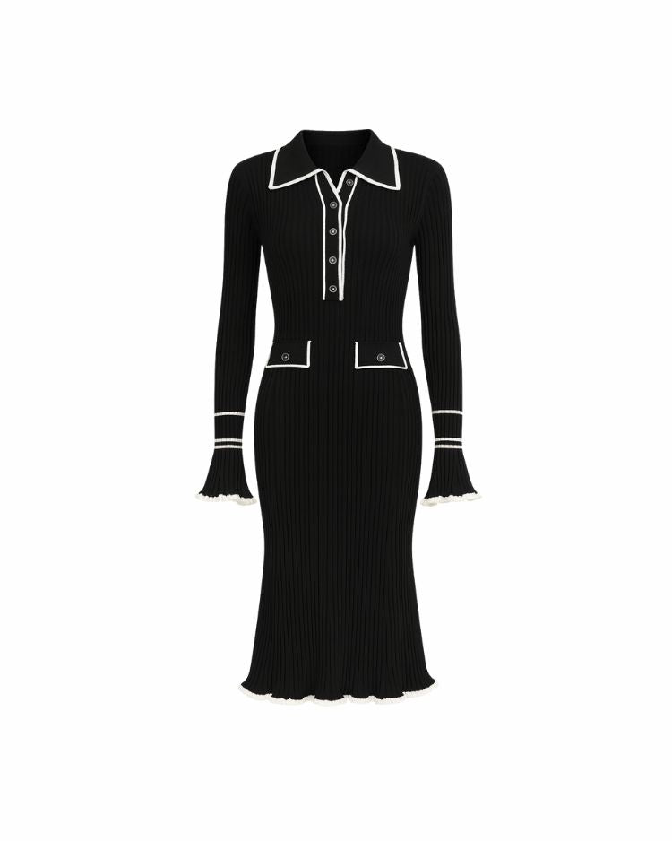 Essenza Contrast Maxi Dress