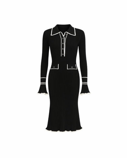 Essenza Contrast Maxi Dress
