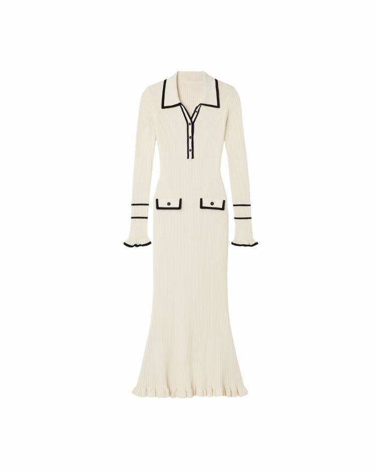 Essenza Contrast Maxi Dress