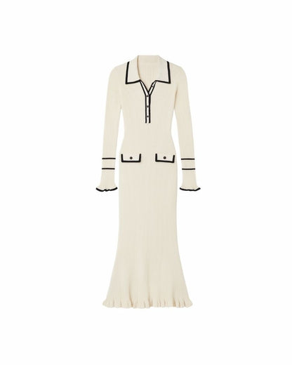 Essenza Contrast Maxi Dress
