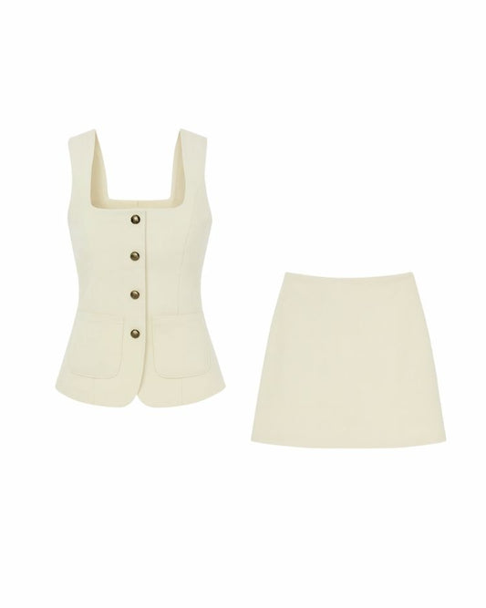 Arden Vest & Skirt Set