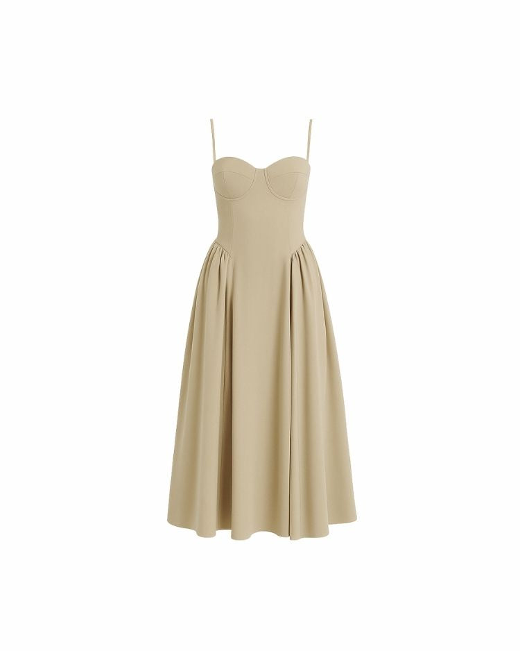 Vienna Corset Midi Dress