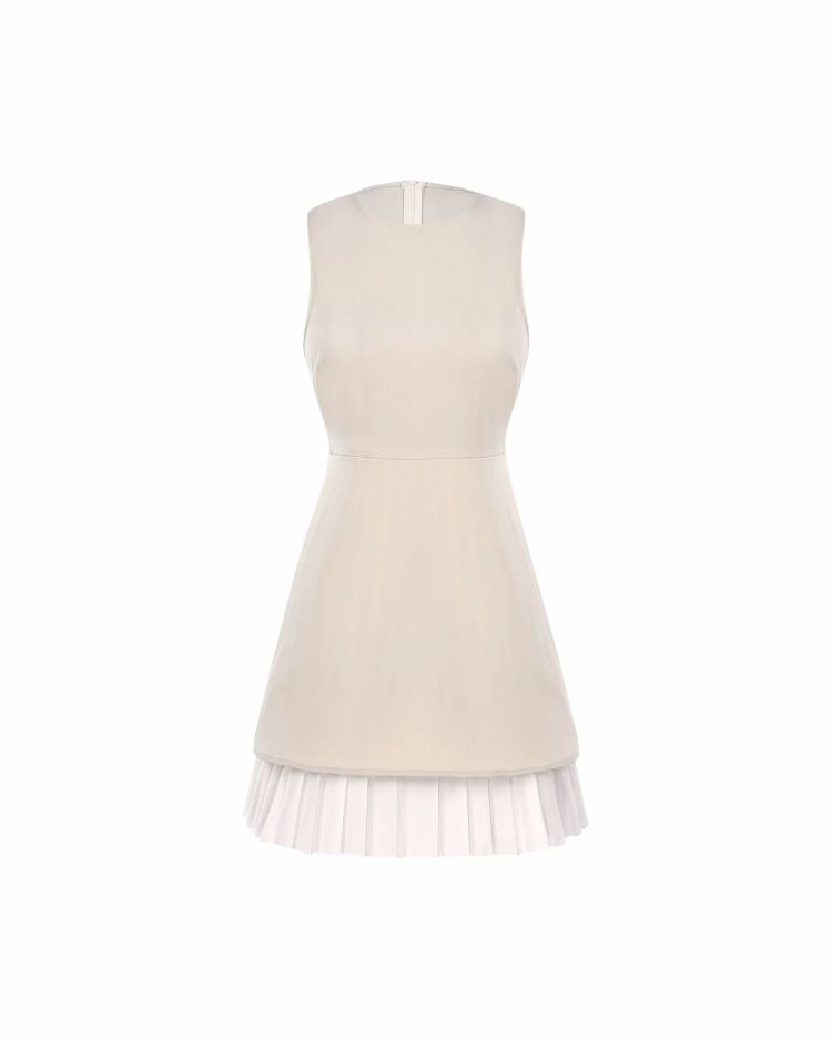 Celeste Pleated Mini Dress