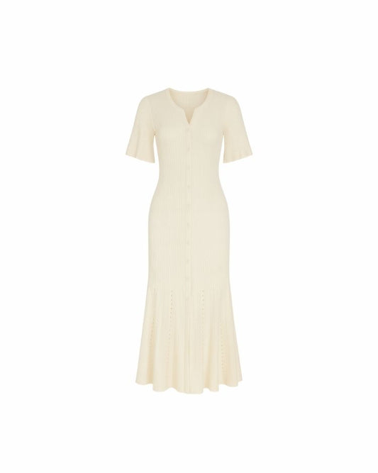 Siena Ribbed Knit Midi Dress