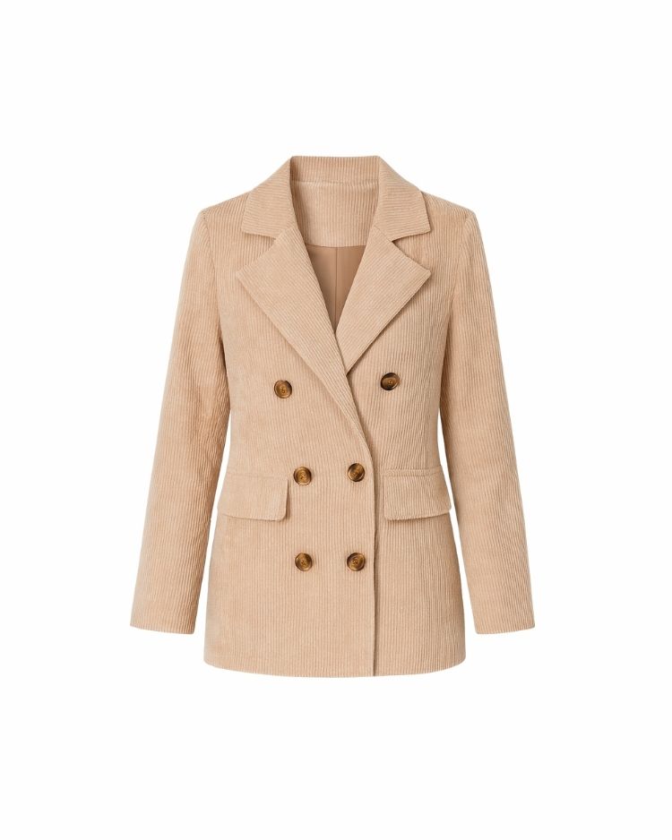 Velour Corduroy Blazer