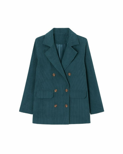 Velour Corduroy Blazer