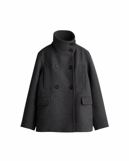 Harbor Wool Peacoat Grey