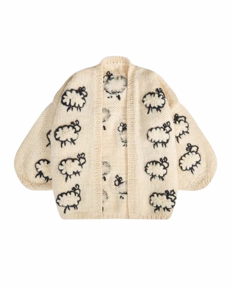 Devon Sheep Knit Cardigan