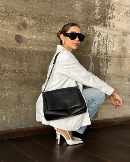 Leather Chain Shoulder Bag