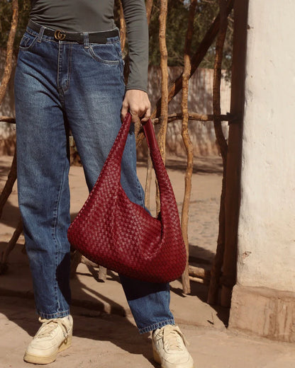 Urban Woven Hobo Bag