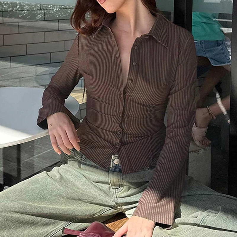 Vittoria Striped Fitted Shirt
