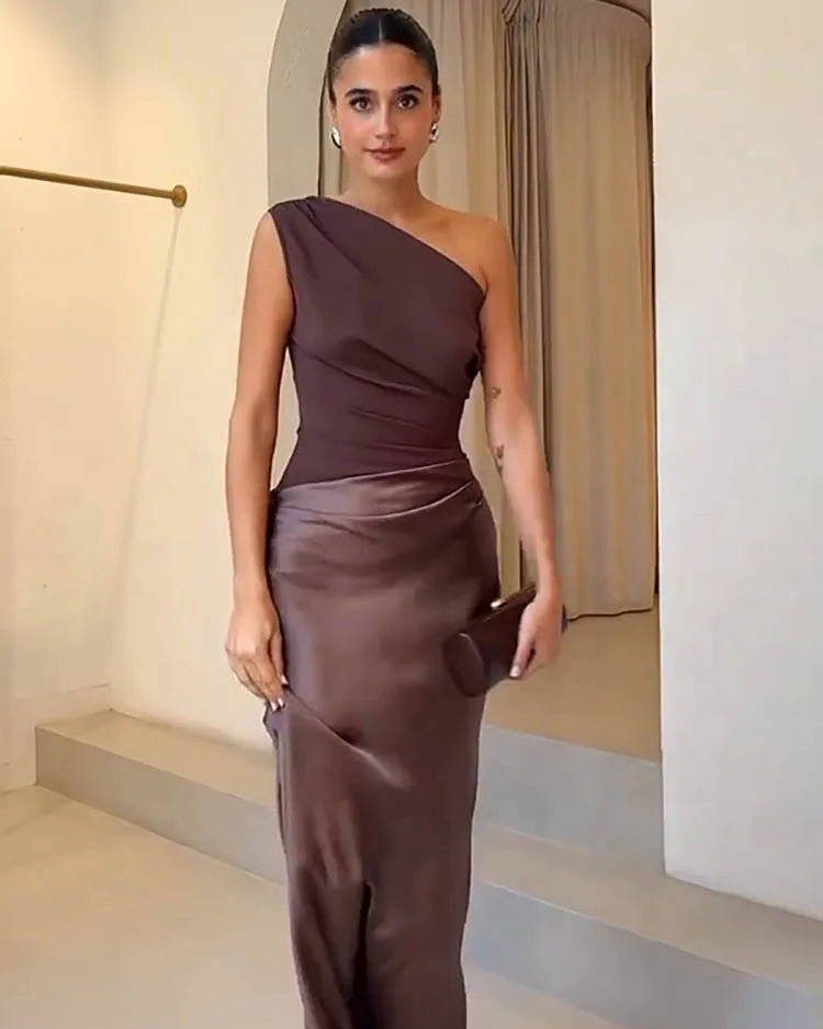 Harmony Satin Gown