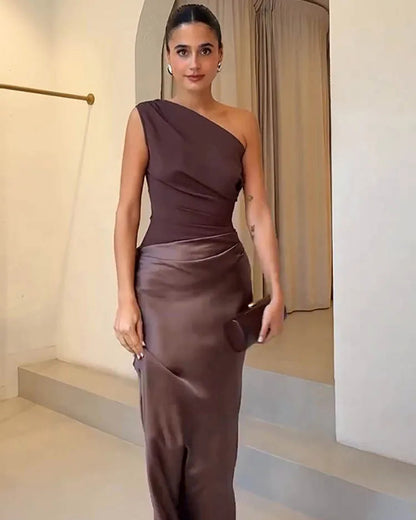 Harmony Satin Gown