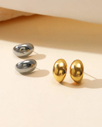 Dome Oval Studs