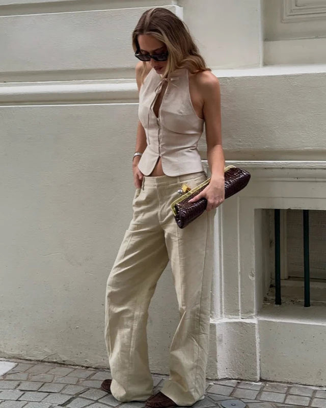 Heritage Buttoned Top