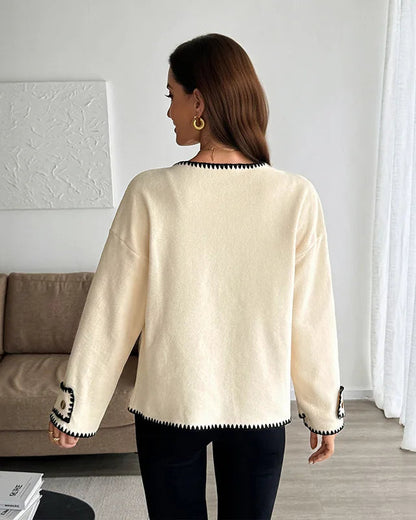 Merveille Contrast Trim Jacket