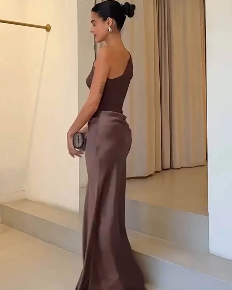 Harmony Satin Gown