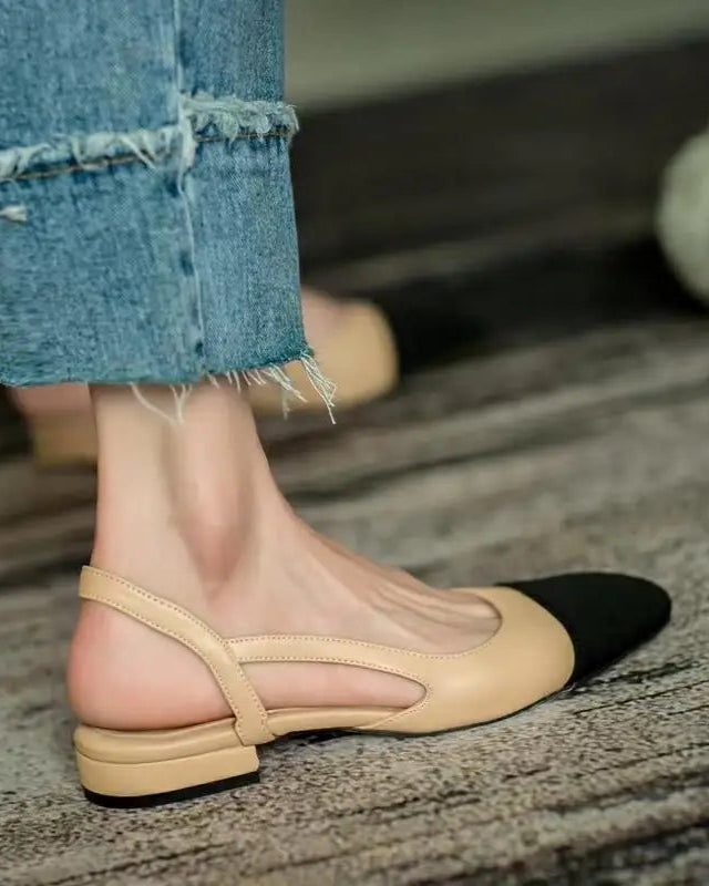 Élise Bicolor Slingbacks