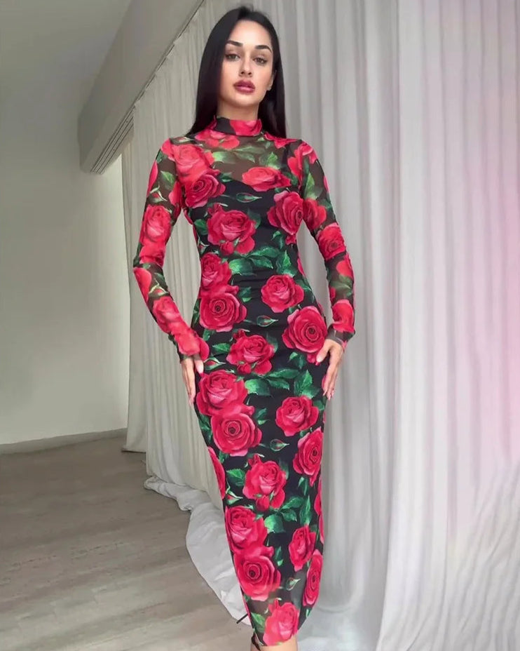 Rosalia Floral Midi Dress
