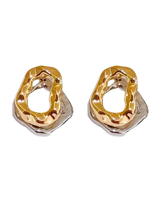 Two-Tone Earrings