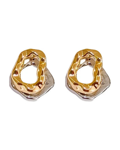 Two-Tone Earrings