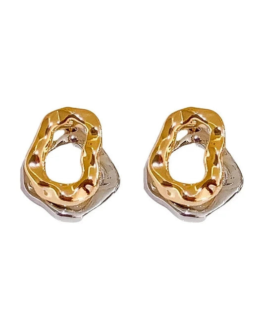 Two-Tone Earrings