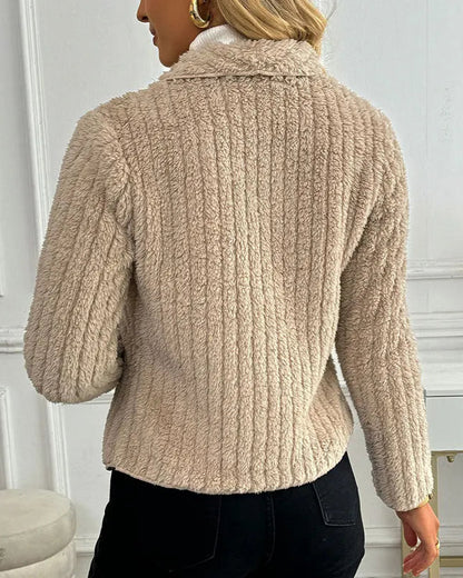 Alba Fleece Jacket Beige