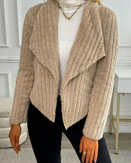 Alba Fleece Jacket Beige