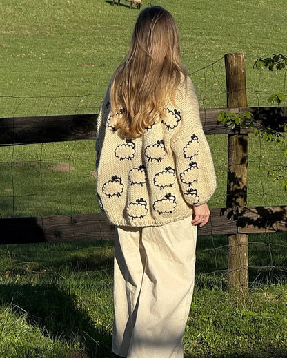 Devon Sheep Knit Cardigan