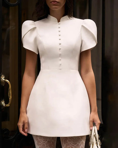 Valeria Puff Sleeve Mini Dress