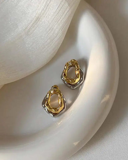 Two-Tone Earrings