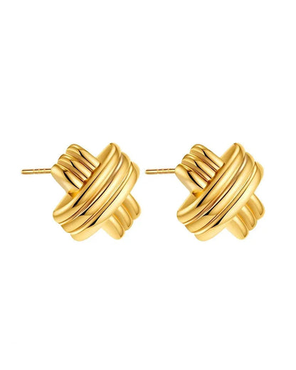 Chérie Loop Earrings – Timeless 18k Edition