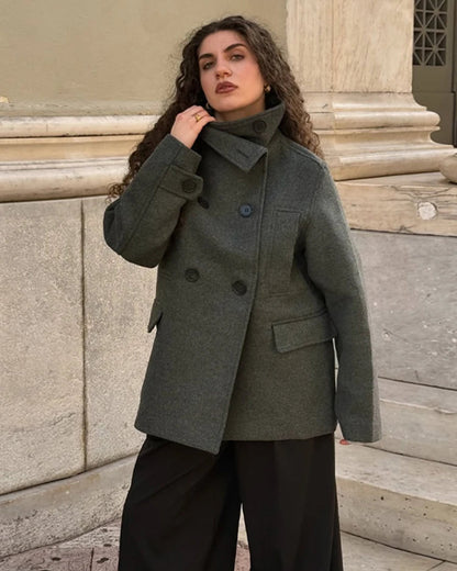 Harbor Wool Peacoat Grey