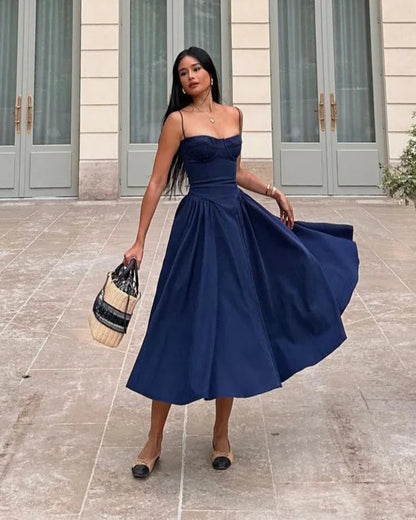 Vienna Corset Midi Dress