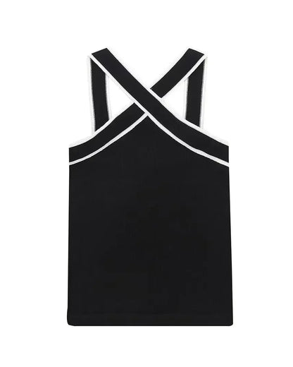 Dover Contrast Strap Top