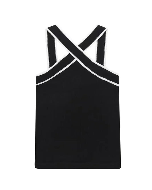 Dover Contrast Strap Top