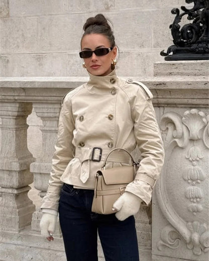 Étoile Beige Belted Trench